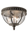 Elstead HALLERON Plafond E14 3x40W IP44 Antique Bronze KL-HALLERON-F.