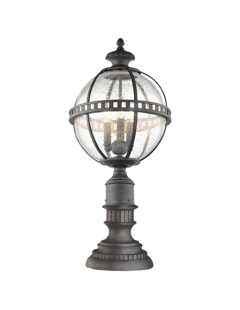 Standing garden lamps - Elstead HALLERON Outdoor Standing E14 3x60W IP44 Antique Bronze KL-HALLERON-3M - product kolory-swiatla.pl 1