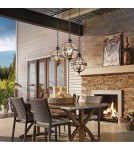 Standing garden lamps - Elstead HALLERON Outdoor Standing E14 3x60W IP44 Antique Bronze KL-HALLERON-3M - product 2