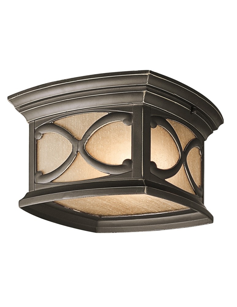 Outdoor ceiling lamps - Elstead FRANCEASI Plafond E27 2x60W IP44 Antique Bronze KL-FRANCEASI-F - product kolory-swiatla.pl 1