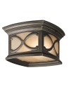 Elstead FRANCEASI Plafond E27 2x60W IP44 Antique Bronze KL-FRANCEASI-F
