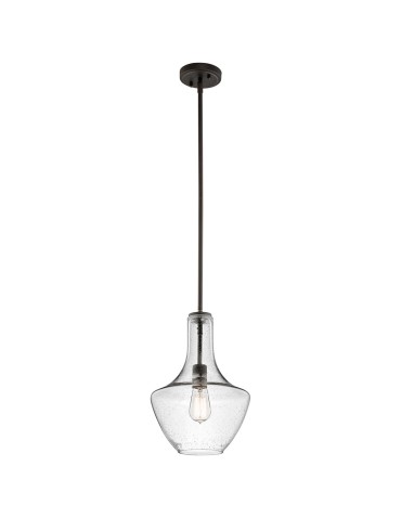 Elstead EVERLY Pendant E27 1x60W Antique Bronze KL-EVERLY-P-S-OZ