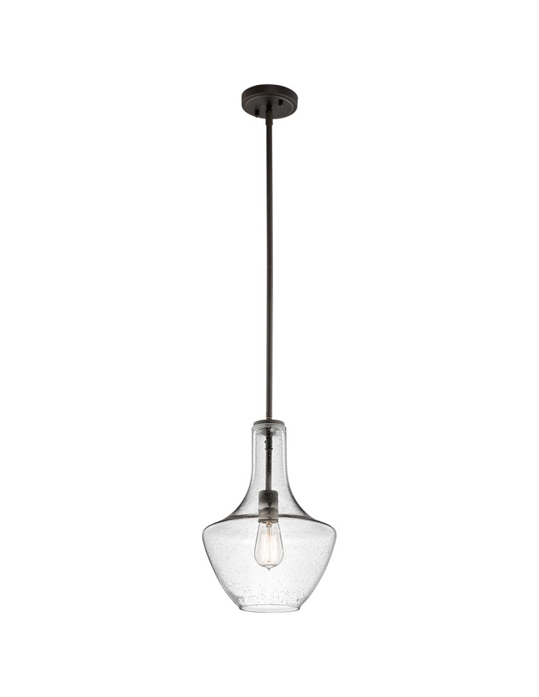 Pendant lamps - Elstead EVERLY Pendant E27 1x60W Antique Bronze KL-EVERLY-P-S-OZ - product kolory-swiatla.pl 1