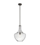 Pendant lamps - Elstead EVERLY Pendant E27 1x60W Antique Bronze KL-EVERLY-P-M-OZ - product 1