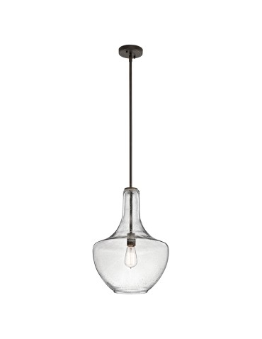 Elstead EVERLY Pendant E27 1x60W Antique Bronze KL-EVERLY-P-M-OZ