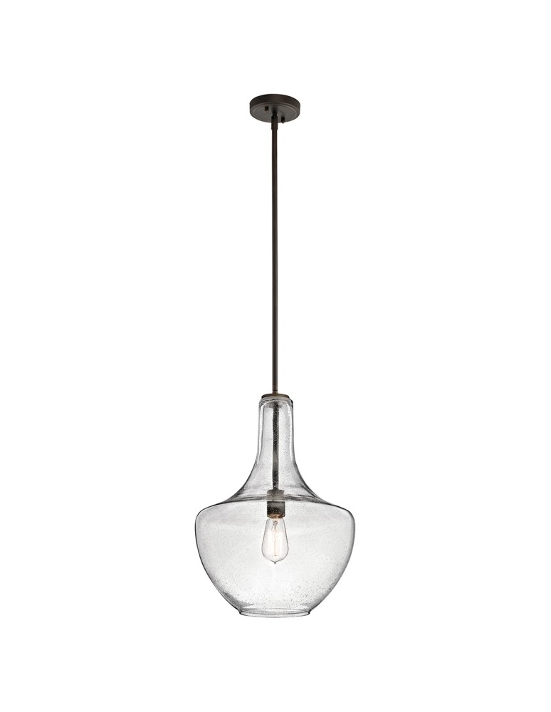 Pendant lamps - Elstead EVERLY Pendant E27 1x60W Antique Bronze KL-EVERLY-P-M-OZ - product kolory-swiatla.pl 1