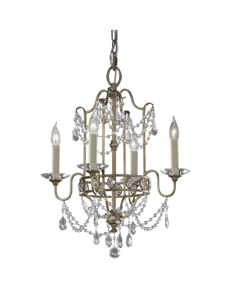 Chandelier chandeliers - Feiss GIANNA 4x60W E14 FE/GIANNA4 Pendant - product kolory-swiatla.pl 1