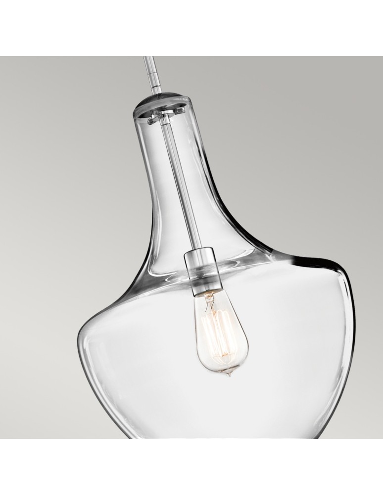 Pendant lamps - Elstead EVERLY Pendant E27 1x60W Chrome KL-EVERLY-P-M-CH - product kolory-swiatla.pl 3