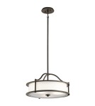 New York style pendant lamps - Elstead EMORY Pendant E27 3x100W Zinc KL-EMORY-P-S-OZ - product 1