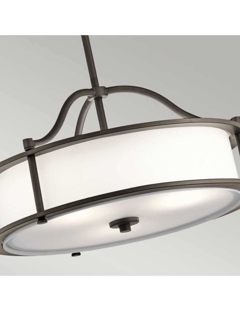 New York style pendant lamps - Elstead EMORY Pendant E27 3x100W Zinc KL-EMORY-P-S-OZ - product kolory-swiatla.pl 3