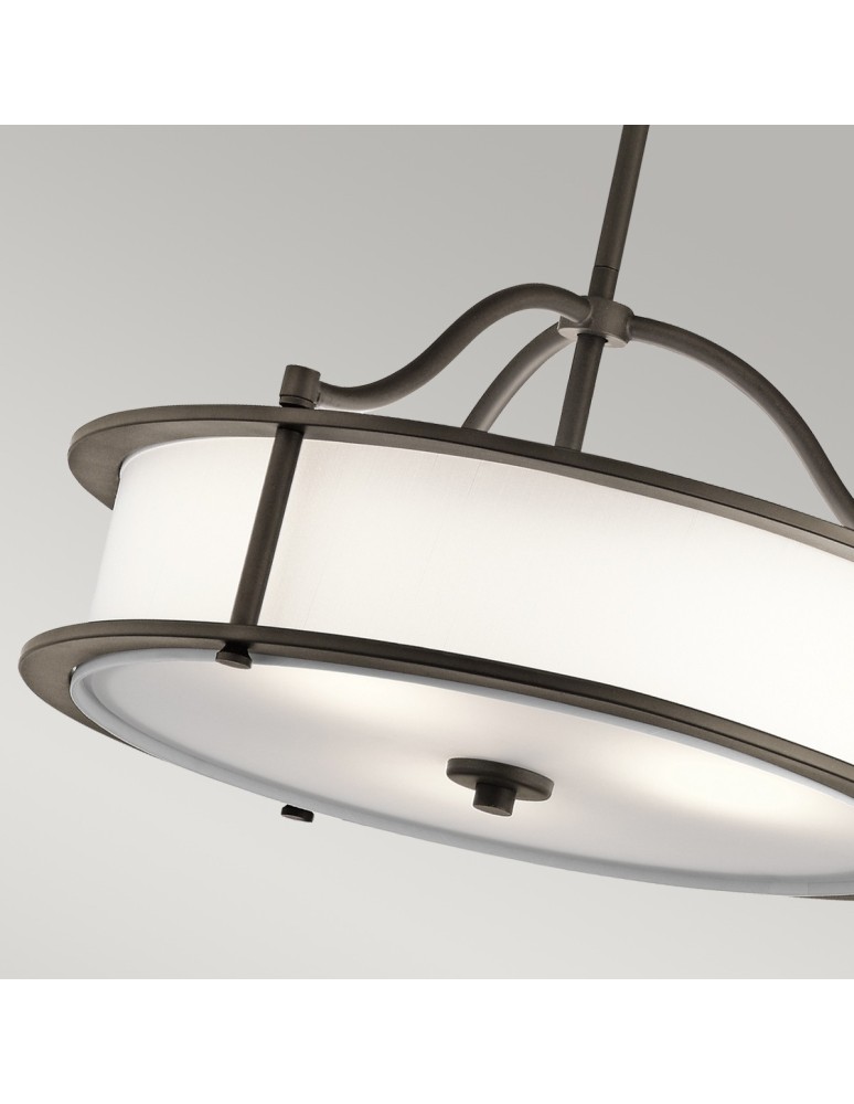 New York style pendant lamps - Elstead EMORY Pendant E27 3x100W Zinc KL-EMORY-P-S-OZ - product kolory-swiatla.pl 4