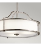 New York style pendant lamps - Elstead EMORY Pendant E27 3x100W Zinc KL-EMORY-P-S-CLP - product 3