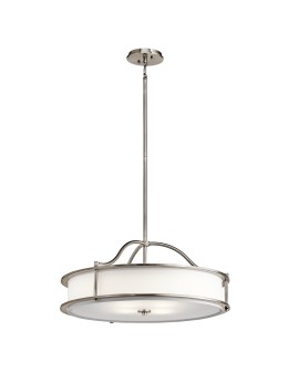Elstead EMORY Pendant E27 4x100W Zinc KL-EMORY-P-M-CLP