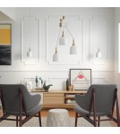 Chandeliers - Elstead DANIKA E27 chandelier 3x60W White KL-DANIKA3 - product 2