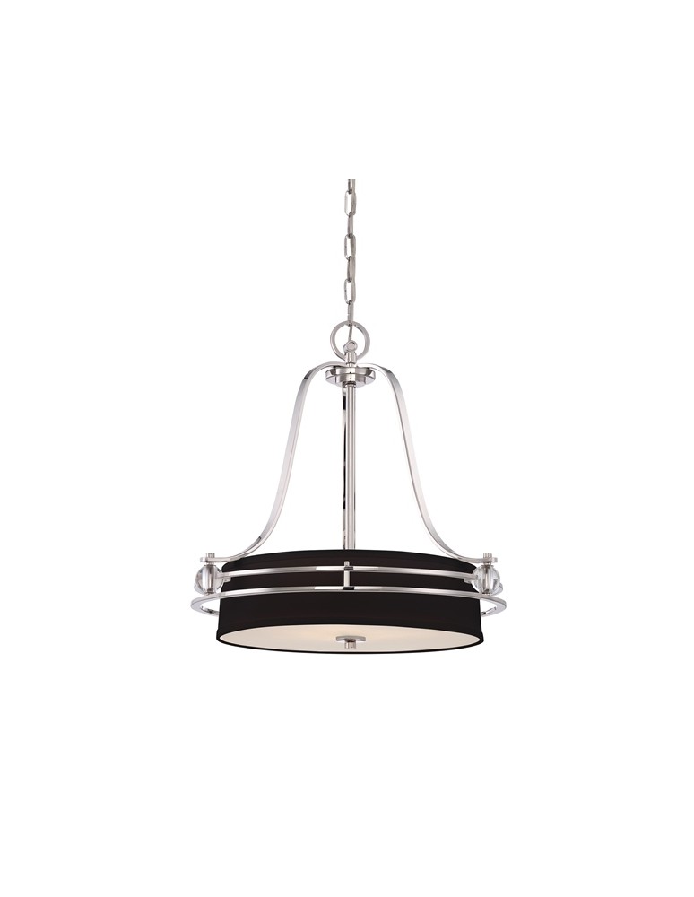 Hampton style chandeliers - Quoizel GOTHAM 4x100W E27 QZ/GOTHAM/P Pendant. - product kolory-swiatla.pl 1