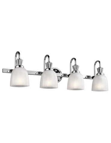 Elstead CORA Wall lamp G9 4x3W IP44 Chrome KL-CORA4-BATH