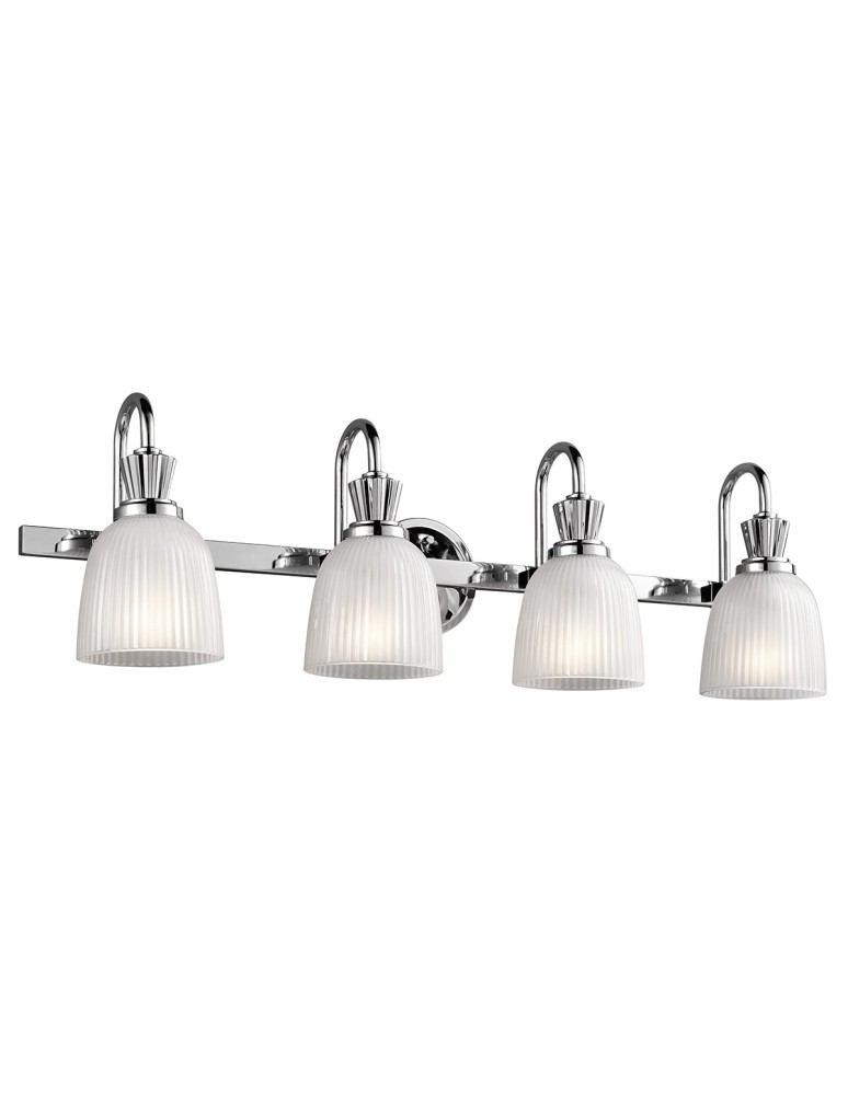 Bathroom wall lamps - Elstead CORA Wall lamp G9 4x3W IP44 Chrome KL-CORA4-BATH - product kolory-swiatla.pl 1