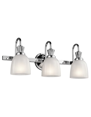 Elstead CORA Wall lamp G9 3x3W IP44 Chrome KL-CORA3-BATH