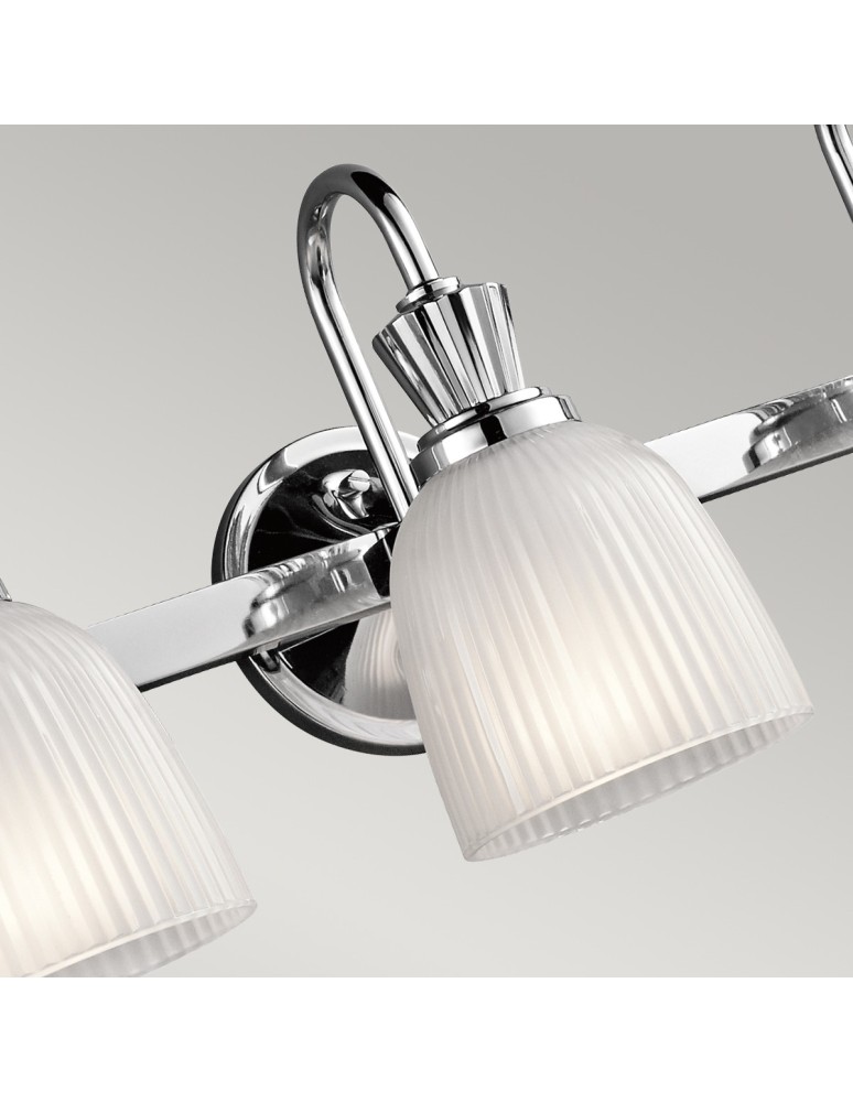 Bathroom wall lamps - Elstead CORA Wall lamp G9 3x3W IP44 Chrome KL-CORA3-BATH - product kolory-swiatla.pl 2