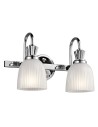 Elstead CORA Wall lamp G9 2x3W IP44 Chrome KL-CORA2-BATH