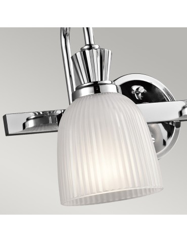 Elstead CORA Wall lamp G9 2x3W IP44 Chrome KL-CORA2-BATH - product 2