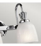 Bathroom wall lamps - Elstead CORA Wall lamp G9 2x3W IP44 Chrome KL-CORA2-BATH - product 3