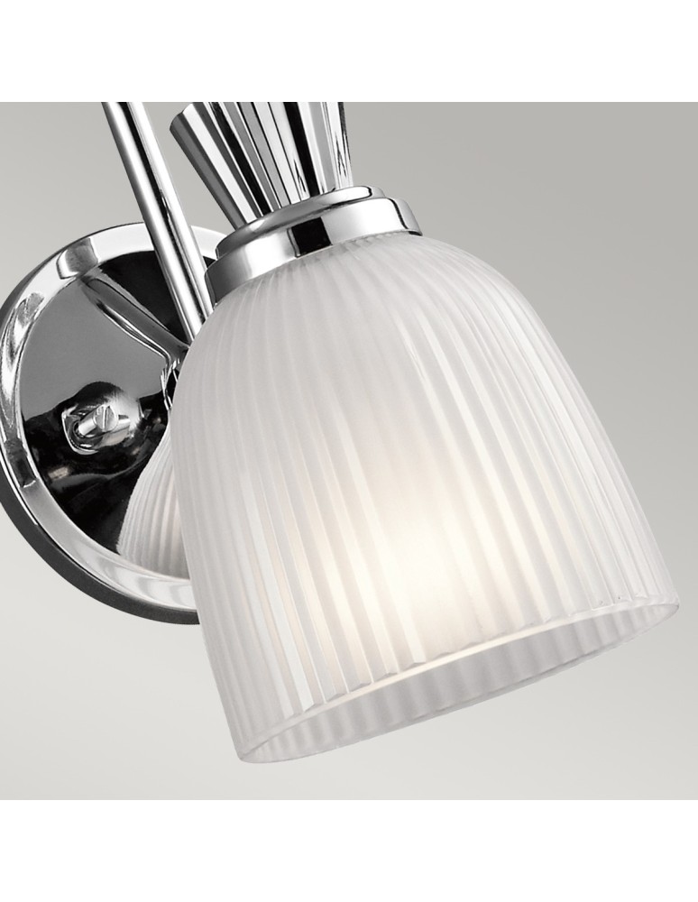 Bathroom wall lamps - Elstead CORA Wall lamp G9 1x3W IP44 Chrome KL-CORA1-BATH - product kolory-swiatla.pl 2
