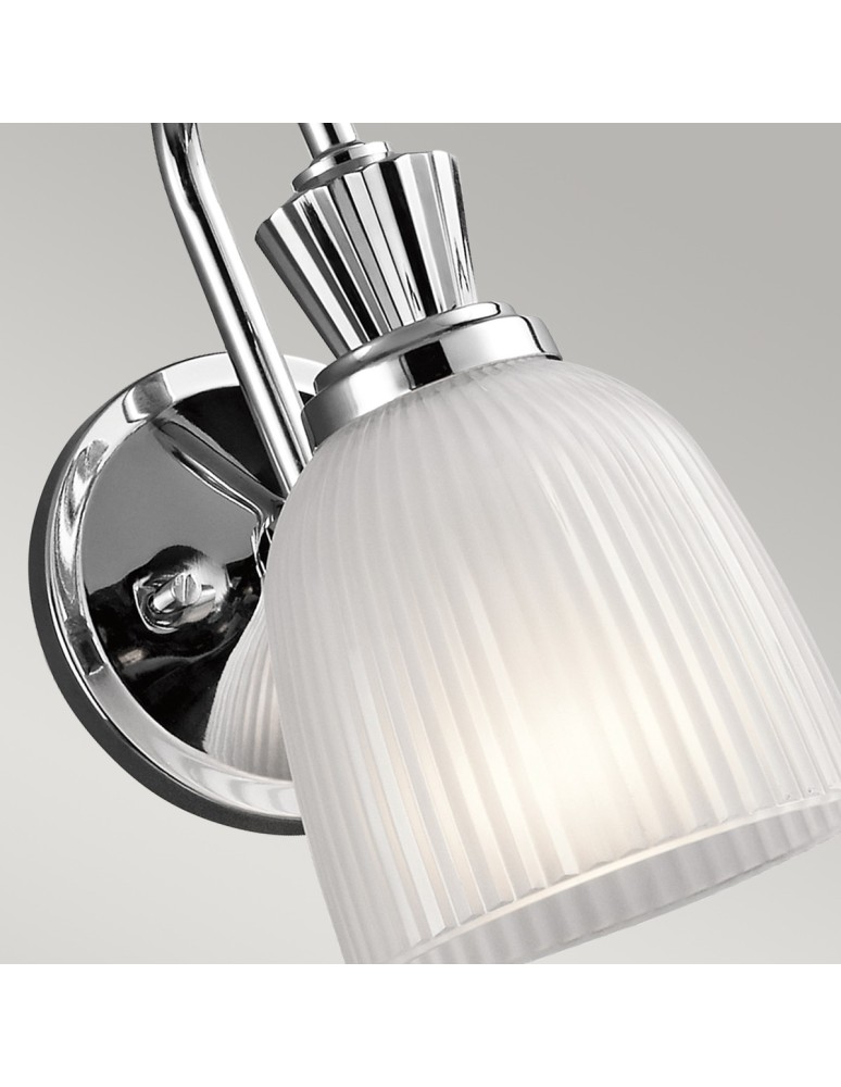 Bathroom wall lamps - Elstead CORA Wall lamp G9 1x3W IP44 Chrome KL-CORA1-BATH - product kolory-swiatla.pl 4