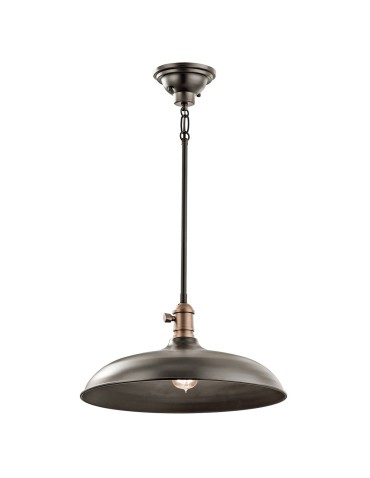 Elstead COBSON Pendant E27 1x60W Brass KL-COBSON-P-OZ