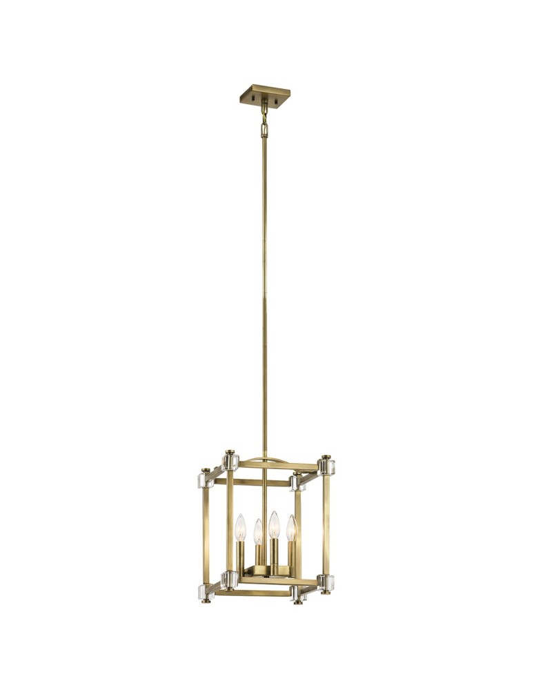 Pendant lamps - Elstead CAYDEN Pendant E14 4x60W Brass KL-CAYDEN-P-S - product kolory-swiatla.pl 1