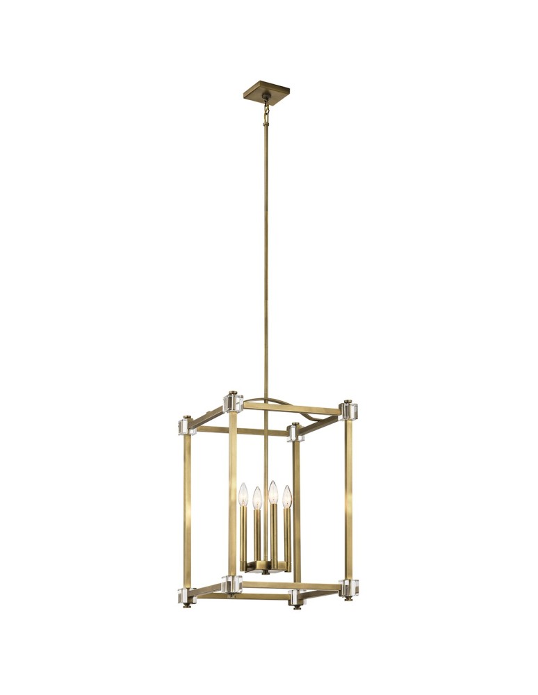 Pendant lamps - Elstead CAYDEN Pendant E14 4x60W Brass KL-CAYDEN-P-L - product kolory-swiatla.pl 1