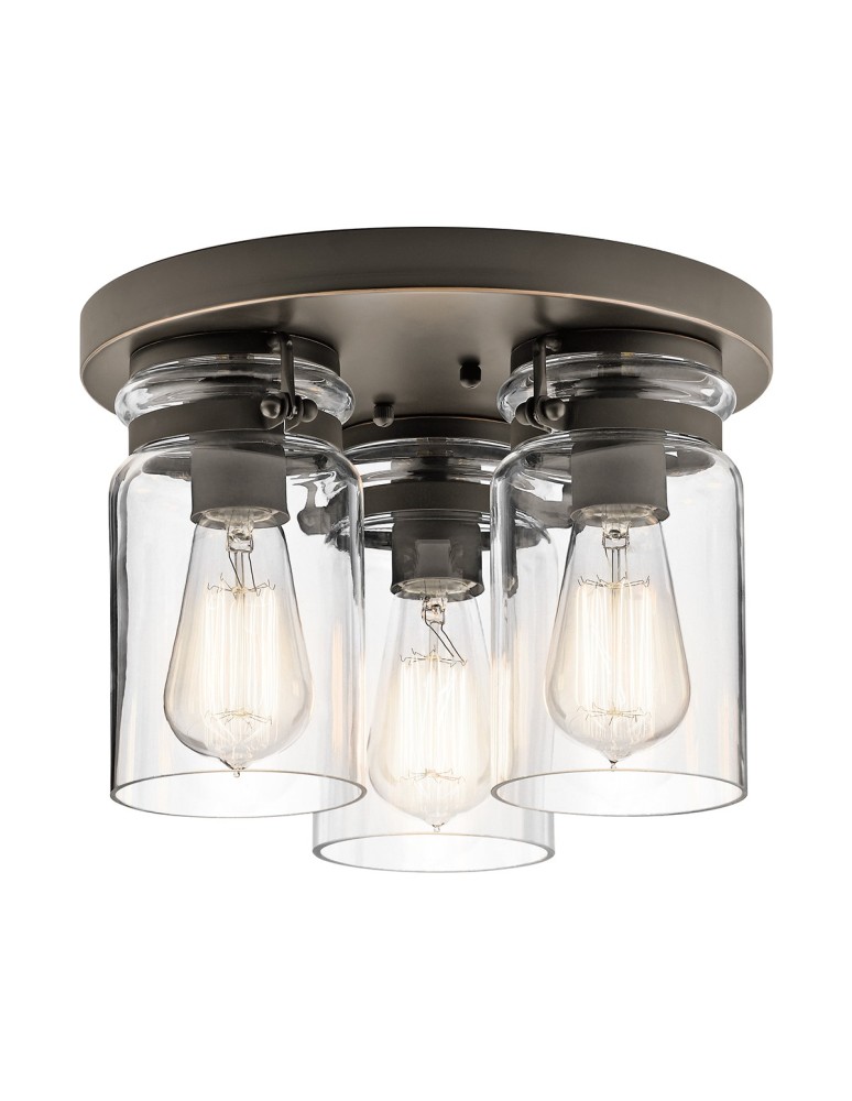 Ceiling lamps - Elstead BRINLEY Plafond E27 3x60W Nickel KL-BRINLEY-F-OZ - product kolory-swiatla.pl 1