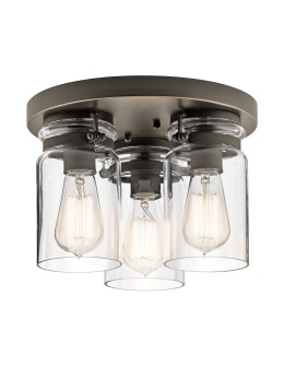 Elstead BRINLEY Plafond E27 3x60W Nickel KL-BRINLEY-F-OZ