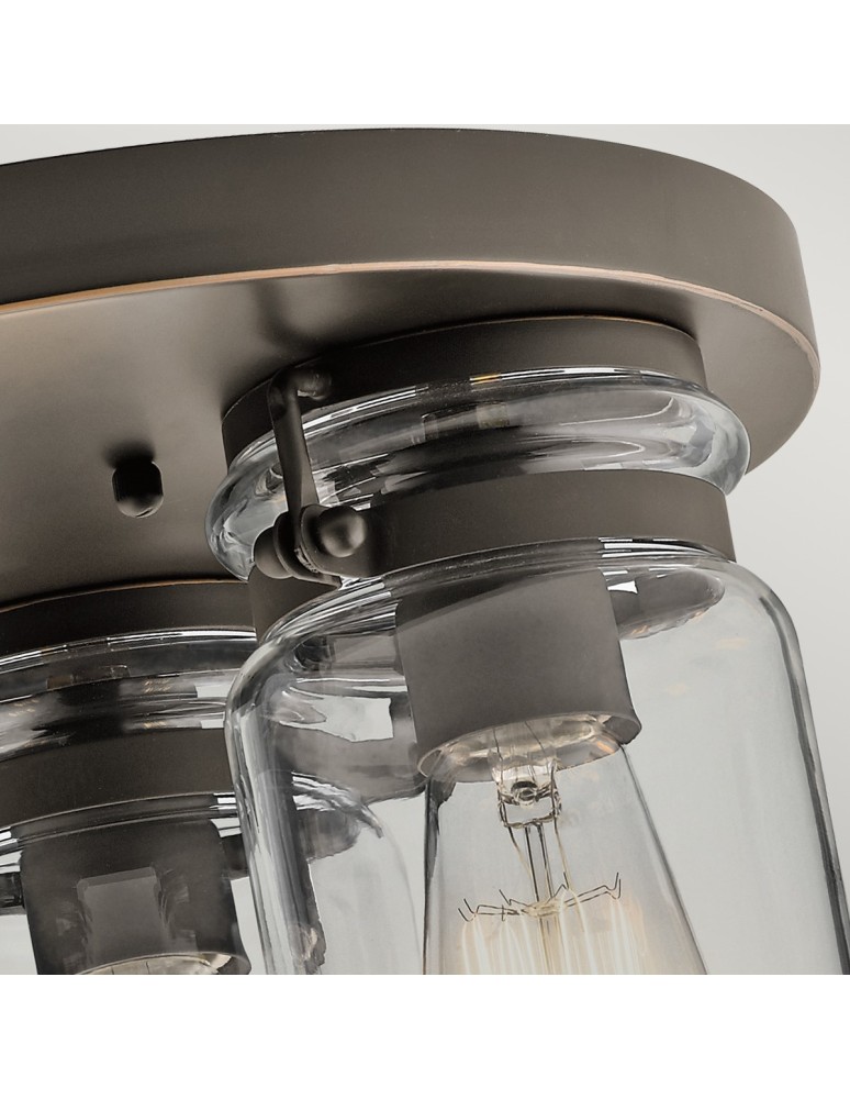 Ceiling lamps - Elstead BRINLEY Plafond E27 3x60W Nickel KL-BRINLEY-F-OZ - product kolory-swiatla.pl 4