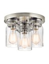 Elstead BRINLEY Plafon E27 3x60W Nikiel KL-BRINLEY-F-NI