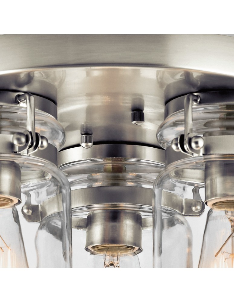 Ceiling lamps - Elstead BRINLEY Plafond E27 3x60W Nickel KL-BRINLEY-F-NI - product kolory-swiatla.pl 4