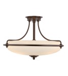 Retro ceiling lamps - Quoizel GRIFFIN 4x100W E27 QZ/GRIFFIN/SFMPN Ceiling light. - product 1