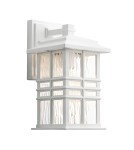 Outdoor wall lamps - Elstead BEACON SQUARE Wall lamp E27 1x40W IP44 White KL-BEACON-SQUARE-S-WHT - product 1