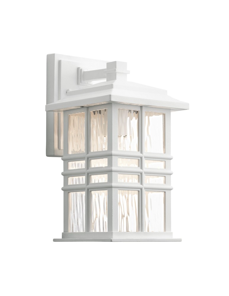 Outdoor wall lamps - Elstead BEACON SQUARE Wall lamp E27 1x40W IP44 White KL-BEACON-SQUARE-S-WHT - product kolory-swiatla.pl 1