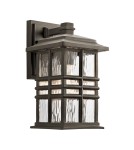 Outdoor wall lamps - Elstead BEACON SQUARE Wall lamp E27 1x40W IP44 Antique Brown KL-BEACON-SQUARE-S-OZ - product 1