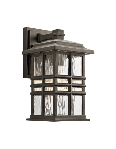 Elstead BEACON SQUARE Wall lamp E27 1x40W IP44 Antique Brown KL-BEACON-SQUARE-S-OZ