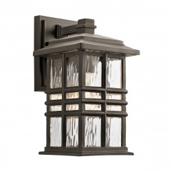 Elstead BEACON SQUARE Kinkiet E27 1x40W IP44 Antyczny Brąz KL-BEACON-SQUARE-S-OZ