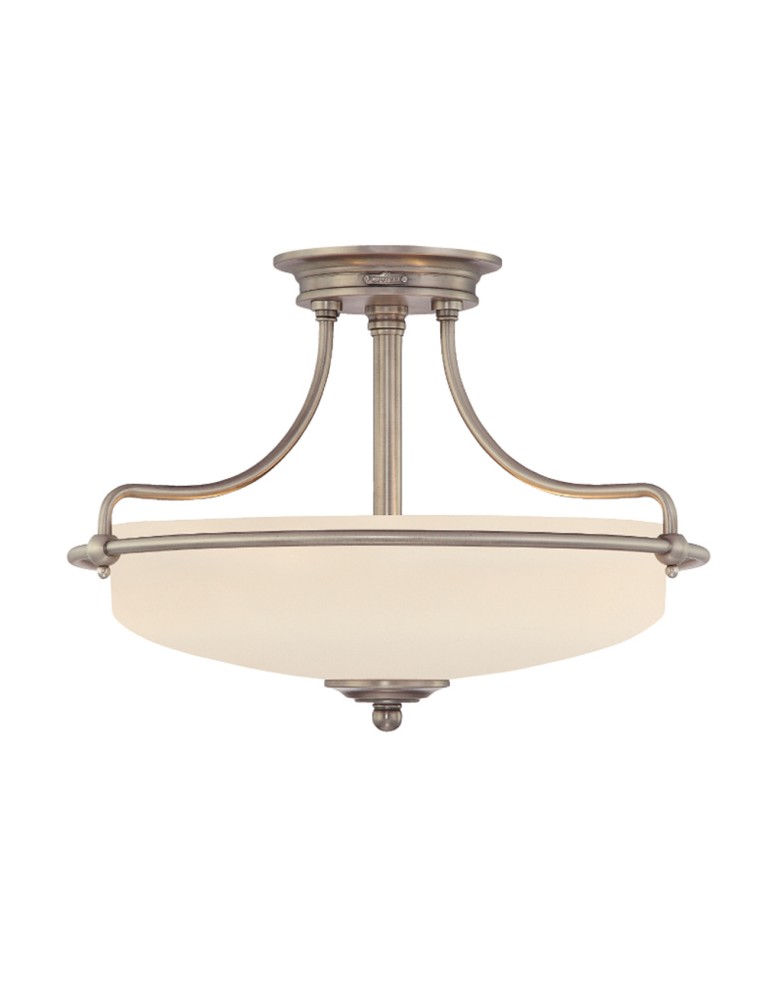 Ceiling lamps - Quoizel GRIFFIN 3x100W E27 QZ/GRIFFIN/SFSAN Ceiling light. - product kolory-swiatla.pl 1