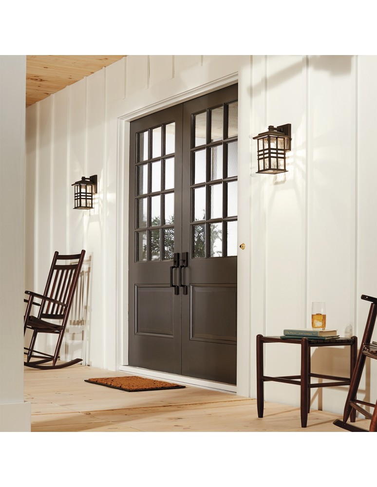 Outdoor wall lamps - Elstead BEACON SQUARE Wall lamp E27 1x40W IP44 Antique Brown KL-BEACON-SQUARE-S-OZ - product kolory-swiatla.pl 4
