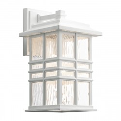 Elstead BEACON SQUARE Kinkiet E27 1x40W IP44 Biały KL-BEACON-SQUARE-M-WHT