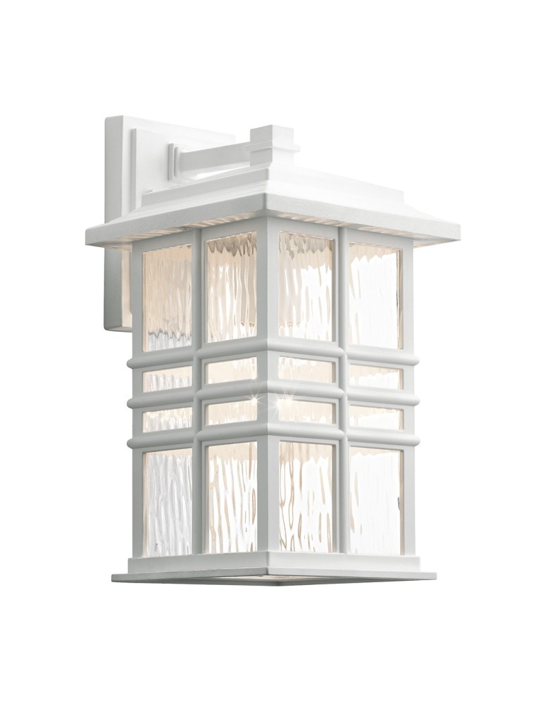 Outdoor wall lamps - Elstead BEACON SQUARE Wall lamp E27 1x40W IP44 White KL-BEACON-SQUARE-M-WHT - product kolory-swiatla.pl 1