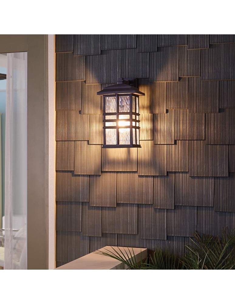 Outdoor wall lamps - Elstead BEACON SQUARE Wall lamp E27 1x40W IP44 Antique Bronze KL-BEACON-SQUARE-M-OZ - product kolory-swiatla.pl 2