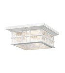 Outdoor ceiling lamps - Elstead BEACON SQUARE Plafond E27 2x60W IP44 White KL-BEACON-SQUARE-F-WHT - product 1