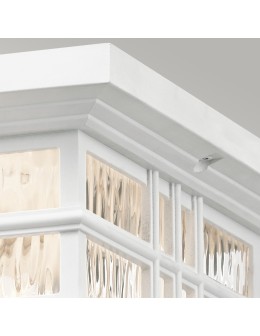 Elstead BEACON SQUARE Plafon E27 2x60W IP44 Biały KL-BEACON-SQUARE-F-WHT - produkt 2