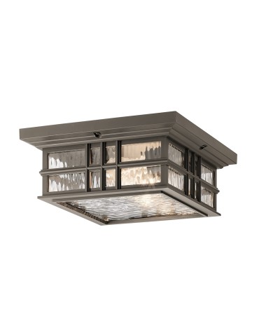Elstead BEACON SQUARE Plafond E27 2x60W IP44 Antique Bronze KL-BEACON-SQUARE-F-OZ